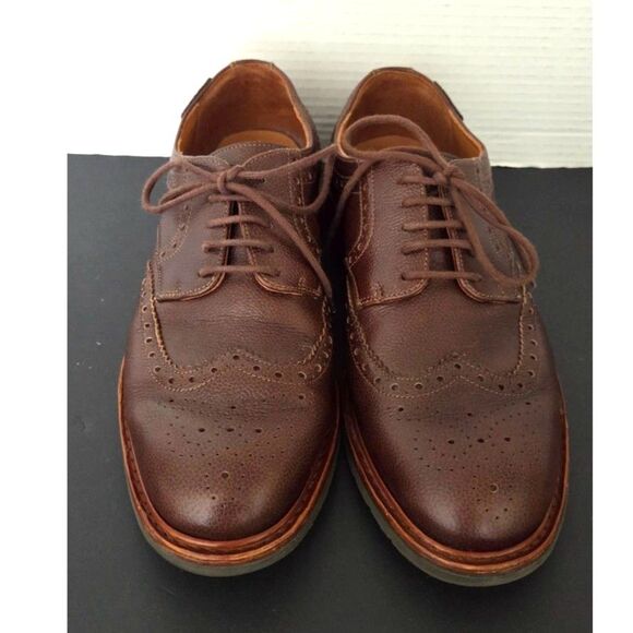 MEPHISTO Goodyear Welt Max Wingtip Derby Oxford Men 10 Chestnut Brown Leather main image 7